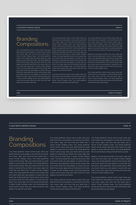 企业品牌指南手册画册模板-众图网