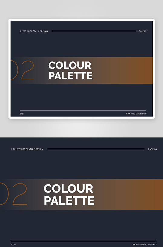 企业品牌指南手册画册模板-众图网
