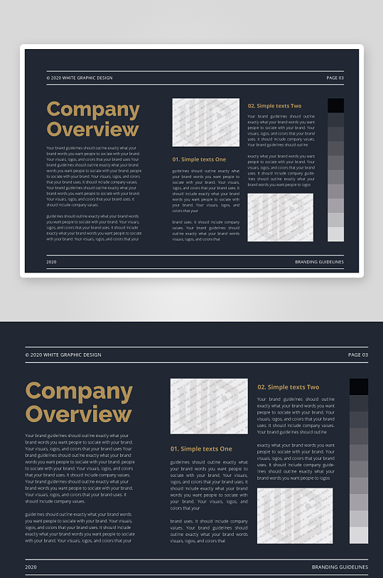 企业品牌指南手册画册模板-众图网