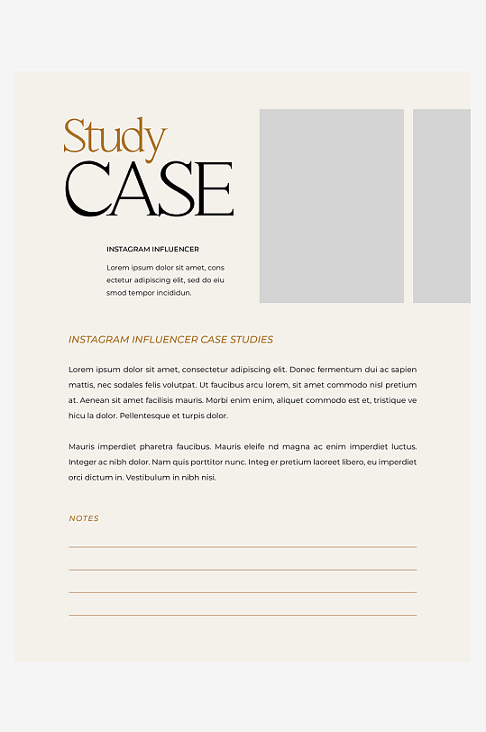 企业品牌简约画册PSD设计-众图网