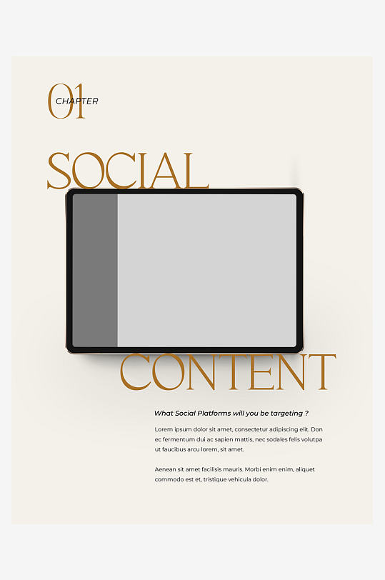 企业品牌简约画册PSD设计-众图网