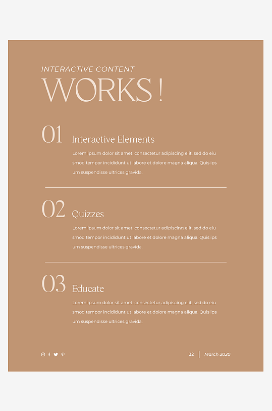 企业品牌简约画册PSD设计-众图网