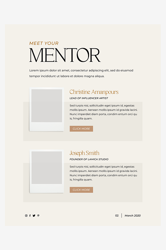 企业品牌简约画册PSD设计-众图网