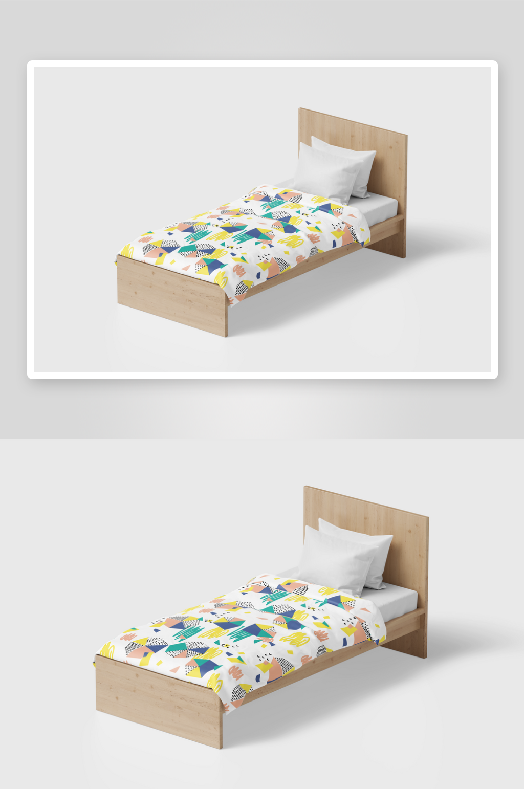 床上用品样机模板素材