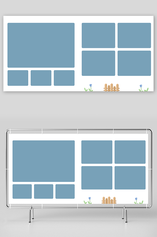 清新幼儿园毕业相册-众图网
