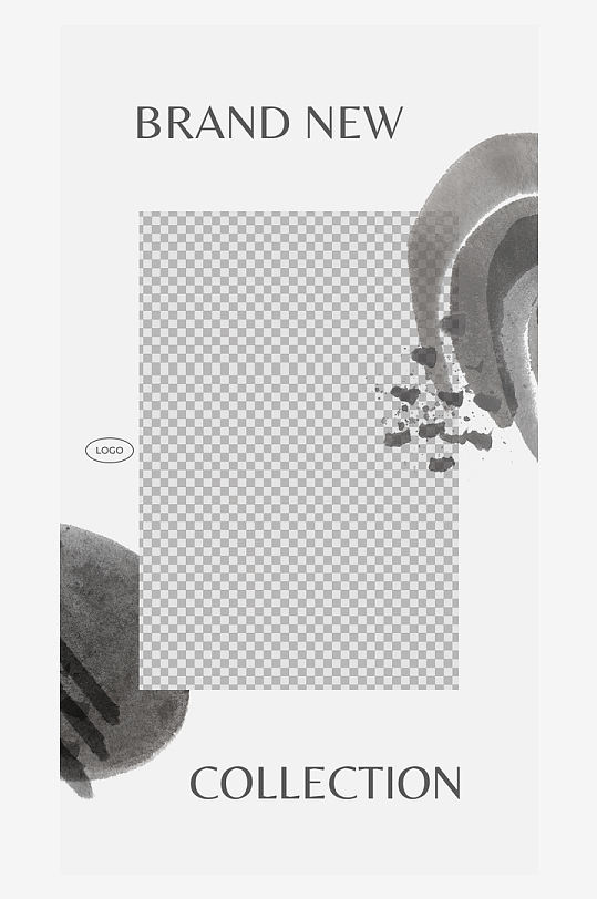 水墨INS详情排版画册图文ps模版-众图网