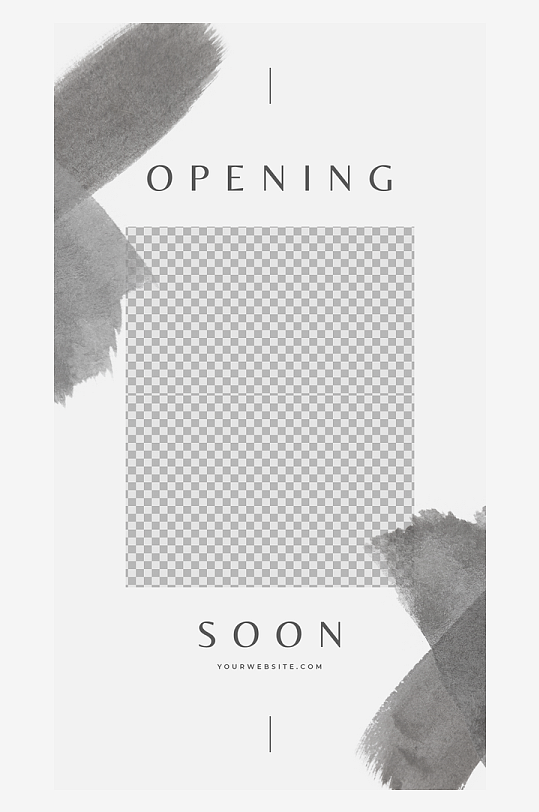 水墨INS详情排版画册图文ps模版-众图网