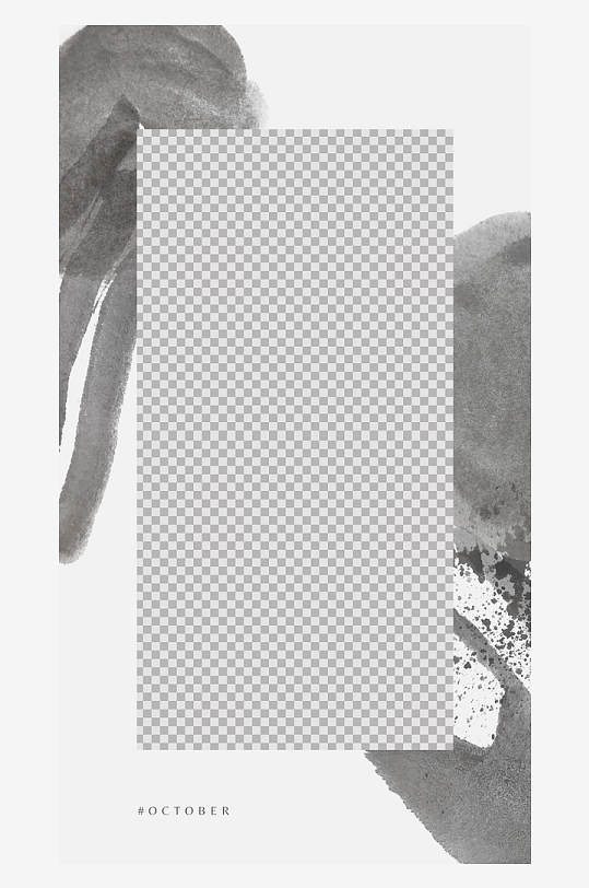 水墨INS详情排版画册图文ps模版-众图网