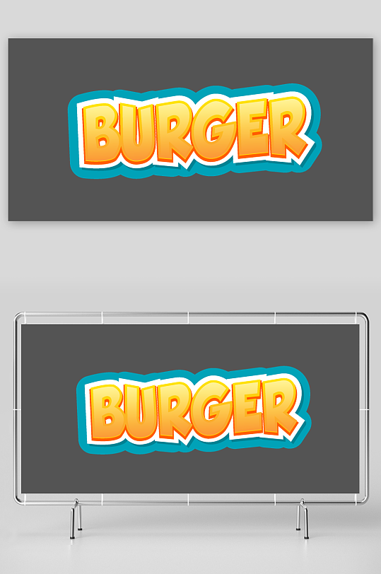 字体样机英文字母效果-众图网