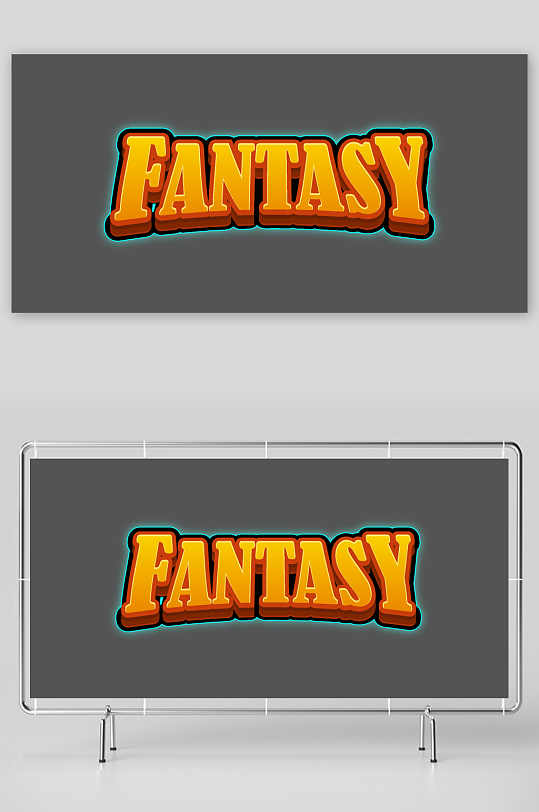 字体样机英文字母效果-众图网