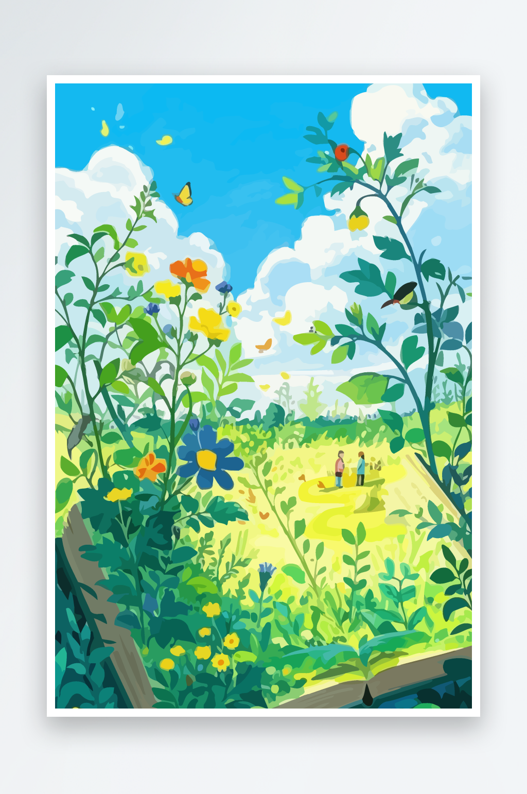 书本书籍矢量插画图形素材