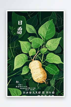 何首乌矢量插画图形素材下载-众图网
