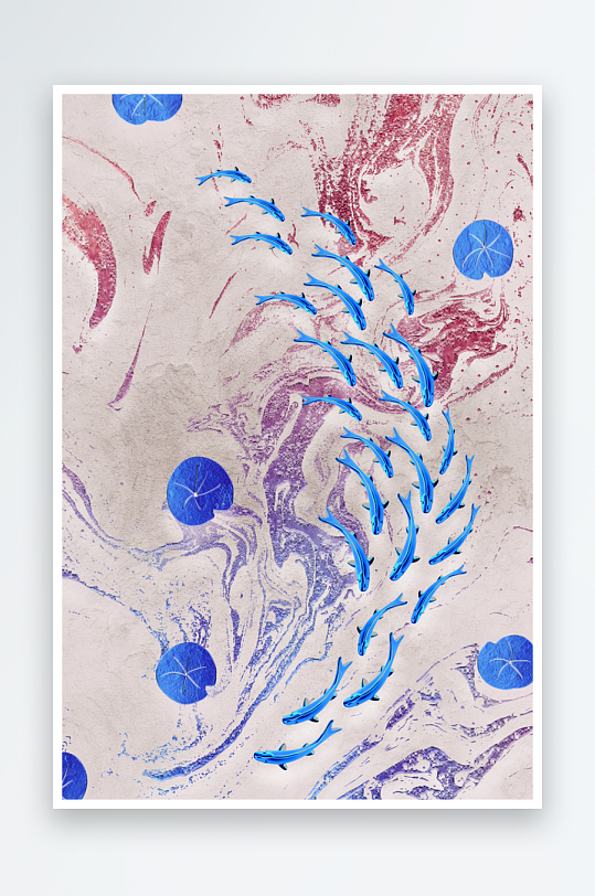 中式轻奢山脉山林风景画装饰画-众图网