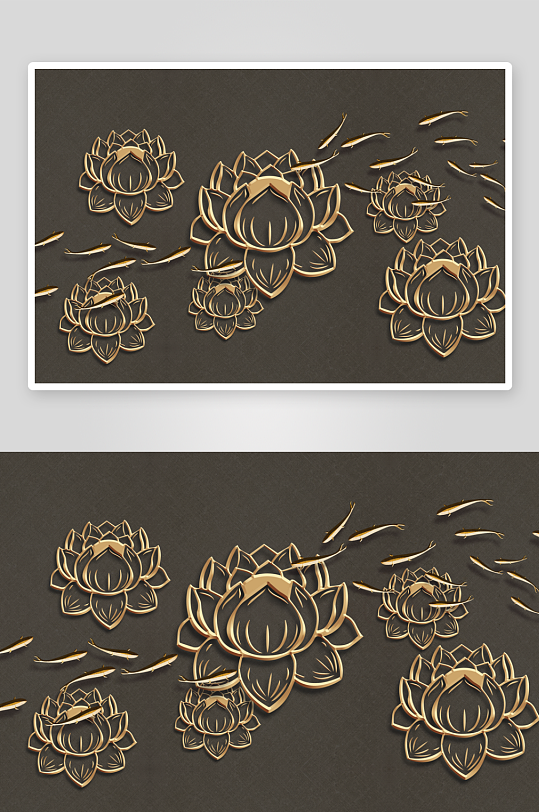 中式轻奢风景画装饰画-众图网