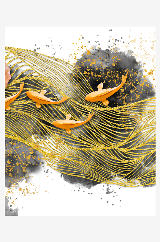 中式意境风景画装饰画挂画-众图网