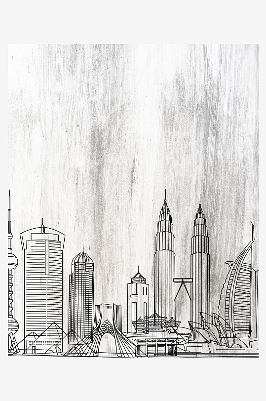 中式意境风景画家居装饰画-众图网