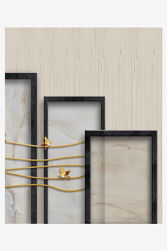 中式意境风景画装饰画-众图网