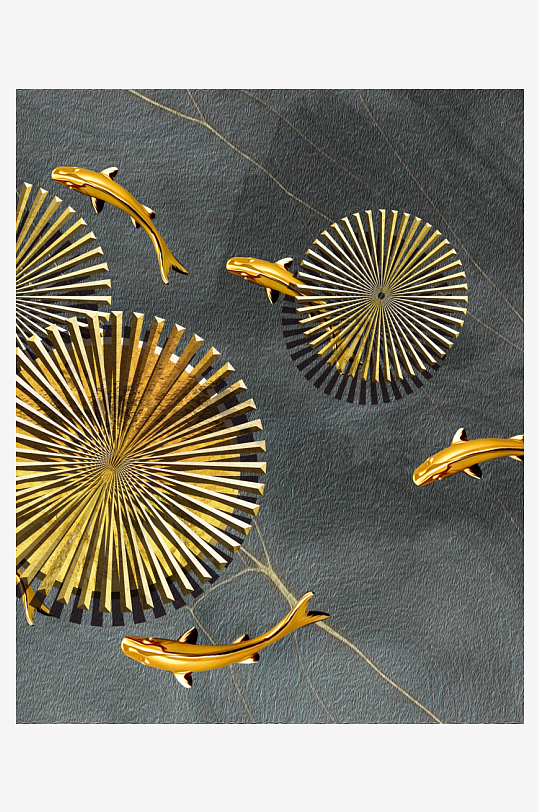 中式意境风景画装饰画-众图网