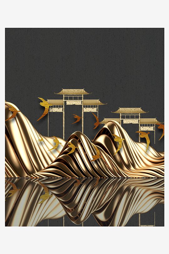 中式意境家居装饰画-众图网