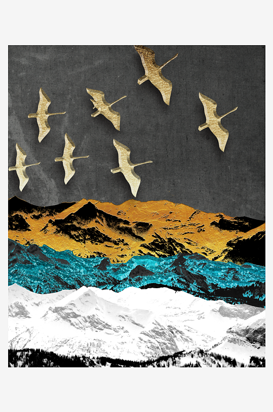 中式意境家居装饰画-众图网