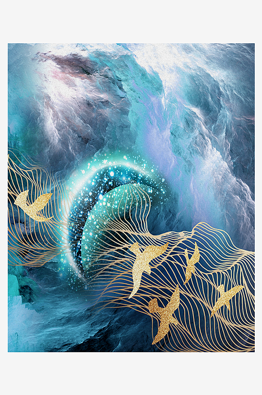 中式意境家居装饰画-众图网