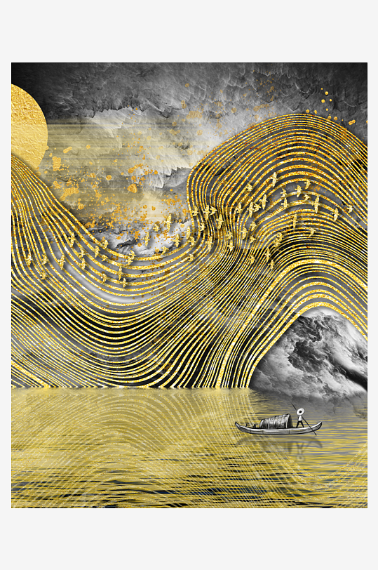 中式意境家居装饰画-众图网