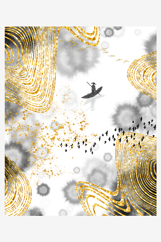 中式意境家居装饰画-众图网