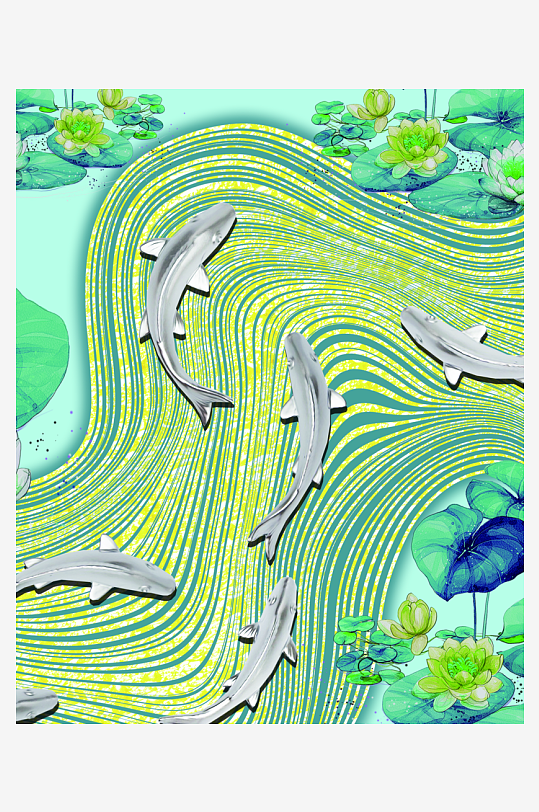 中式意境风景画家居装饰画-众图网