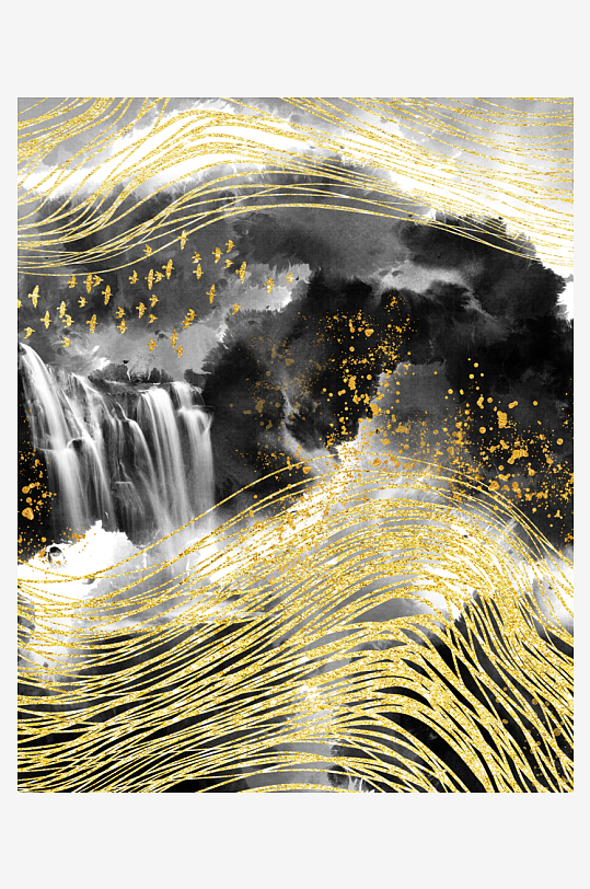 中式意境风景画家居装饰画-众图网