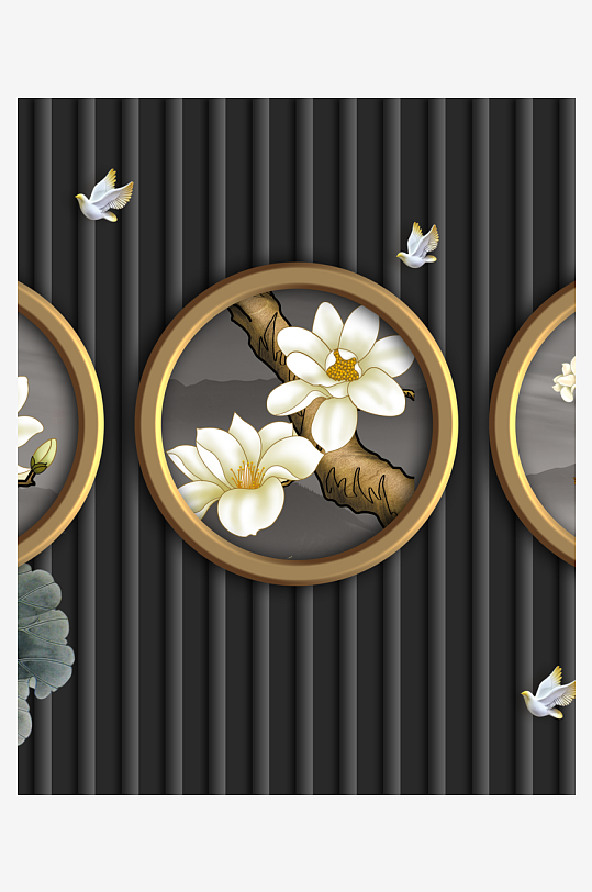 中式意境风景画家居装饰画-众图网