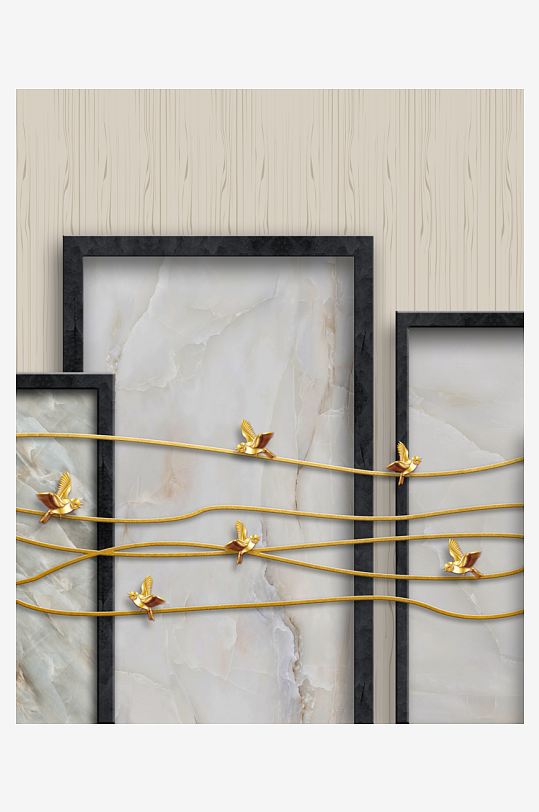 中式意境风景画装饰画-众图网