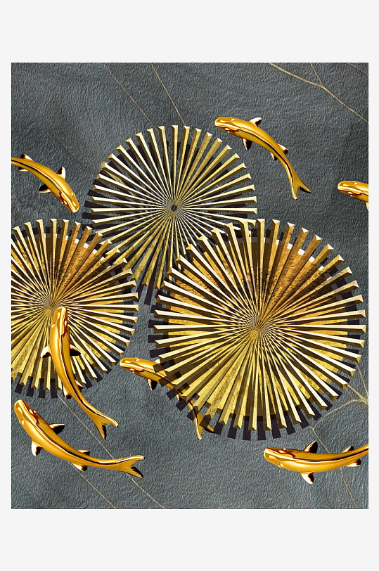 中式意境风景画装饰画-众图网