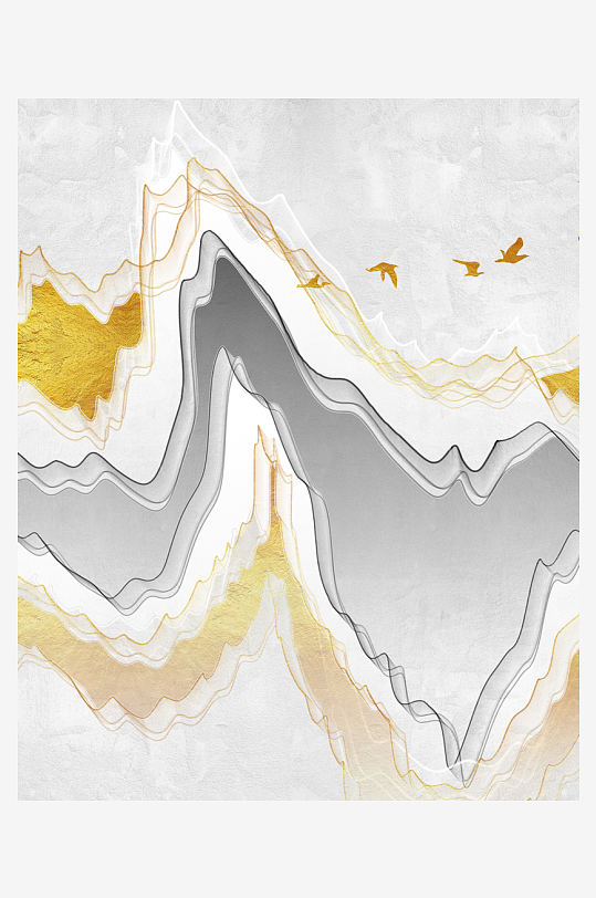 中式意境风景画装饰画-众图网