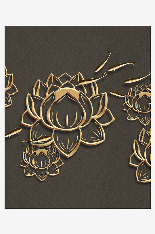 中式意境风景画装饰画-众图网