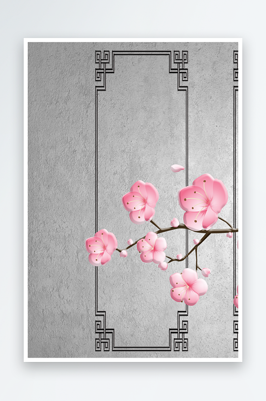 中式风景画装饰画挂画-众图网