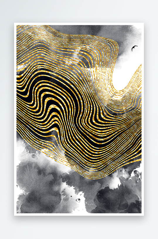 中式风景画艺术装饰画-众图网