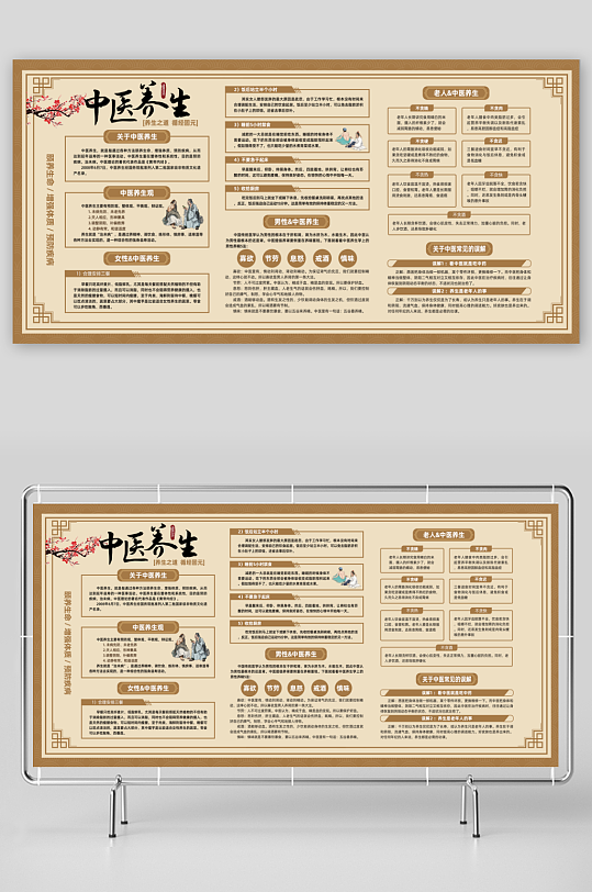 中醫(yī)宣傳欄設(shè)計素材