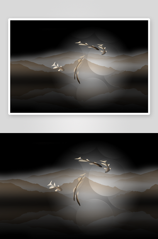 3D立体艺术背景墙-众图网