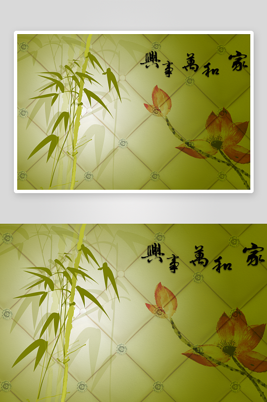 3D立体艺术背景墙-众图网