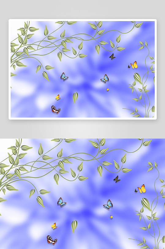 3D立体艺术背景墙-众图网