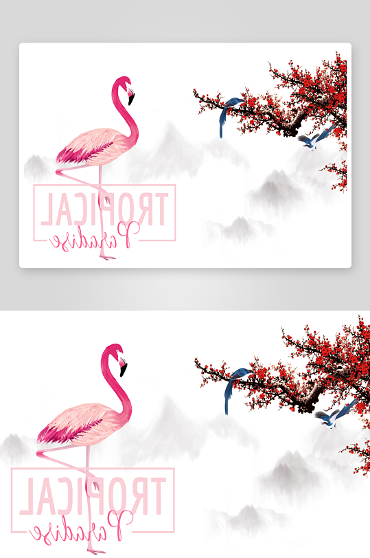 高清花卉花朵立体背景墙-众图网