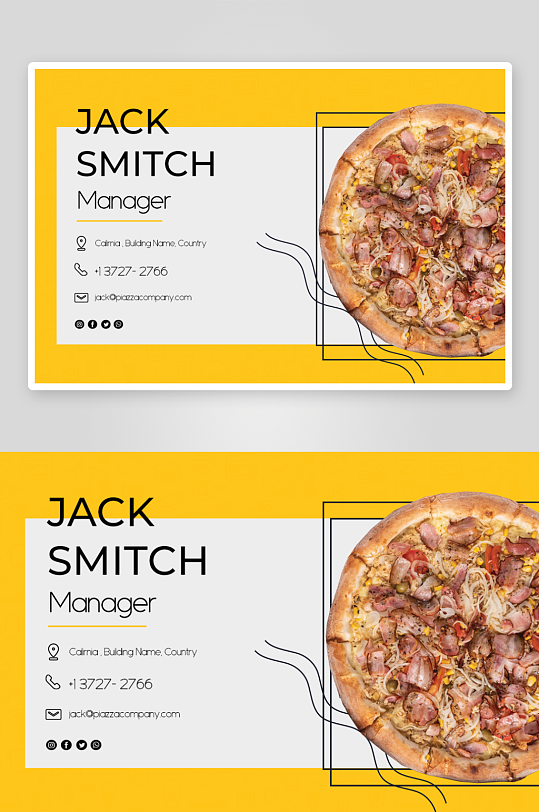 餐饮美食宣传单页设计模板-众图网