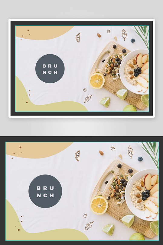 餐饮美食宣传单页设计模板-众图网