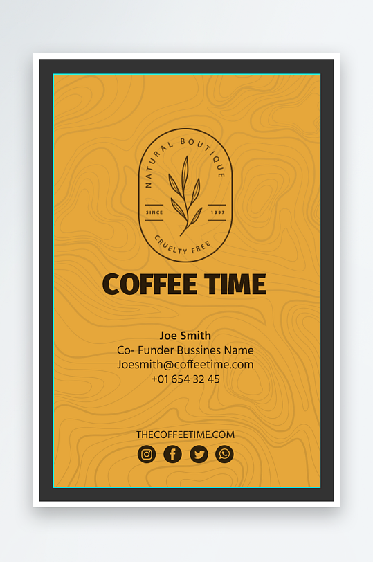 餐饮美食宣传单页模板素材-众图网