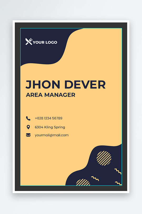 餐饮美食宣传单页模板素材-众图网