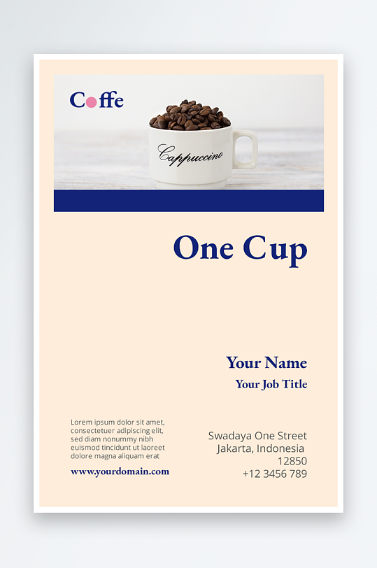 餐饮美食宣传单页模板-众图网