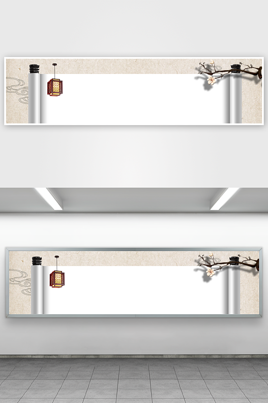 中国风山水装饰画-众图网