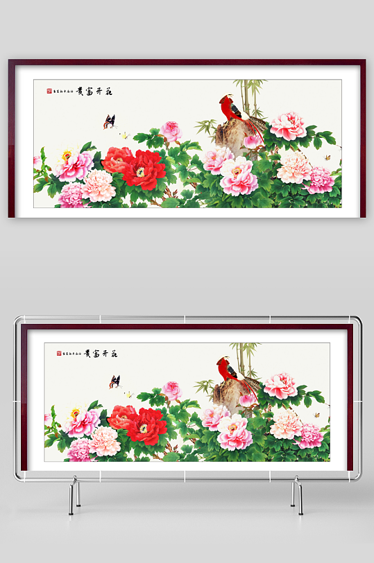 中国风山水装饰画-众图网