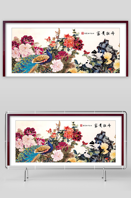 中国风山水装饰画-众图网