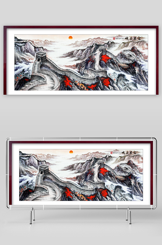 中国风山水装饰画-众图网